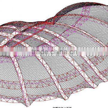 PTFE Tensile Structure With Saint Gobain SF-I for Weather Proof Textile Architecture Canopy photo-6