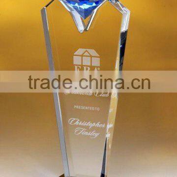 china supply pure crystal corporation display for souvenir(R-0603