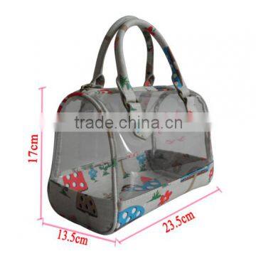 Fancy 2 in 1 Clear Transparent PVC Waterproof Tote Bag With Clutch photo-2