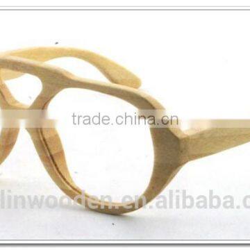 Polarized Brown Lens Flat Top Rose Wood Sunglasses With Engraved Logo photo-4