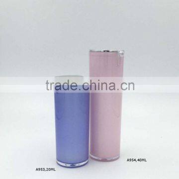 20ml free sample cosmetic packaging bottle acrylic cosmetic airless bottle