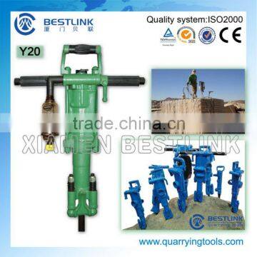 Pneumatic portable rock drilling machine Y20