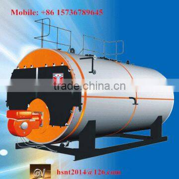 4ton/2.5MPa horizontal oil fired gas fired steam boiler with Italy/Germany brand modulating burner