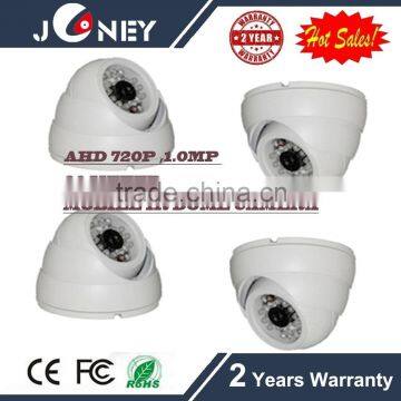 AHD 720P ,1.0mp 20 meter mobile ir dome BUS/truck/vehicle camera