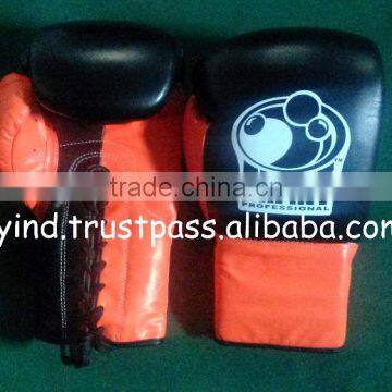 Orange Black Grant Boxing Gloves