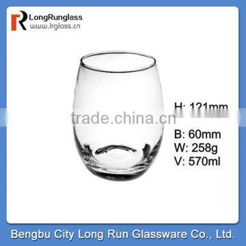 LongRun 190z brand new design drinking glass &glass water cup&glass cup with OEM design