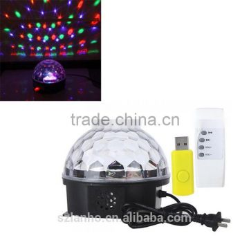 2016 new wholesale RGB LED Magic Crystal Ball Stage Laser Light Party Light