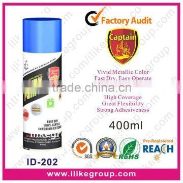 Metallic Effect Acrylic Spray Paint (Fast Dry , Weather Resistant ,Good Leveling , High Coverage ) photo-4