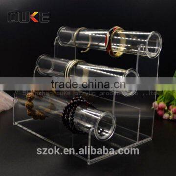 Free Standing Custom Clear Acrylic Jewelry Display Stand photo-3