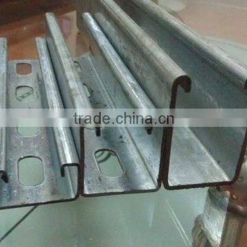 Pre-galvanised galvanised after fabrication Strut Channel 41x41 and 41x21