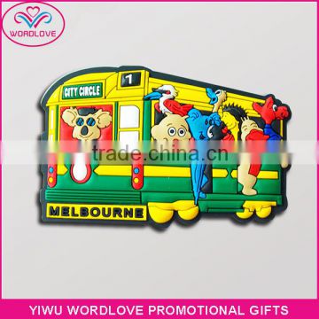 Eco-friendly Soft PVC Fridge Magnet, Custom 3D Rubber Magnet For Refrigerator