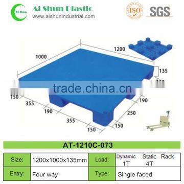 No.73 Flat top recycled plastic pallet price