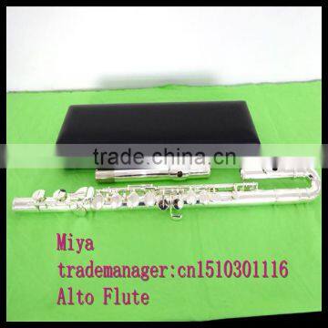 Alto flute with cupronickel body and silver plated In G tone