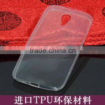 Guangzhou Factory Wholesale Clear TPU Back Cases For MOTO G2