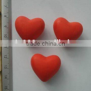 promotional cute rubber heart shaped eraser