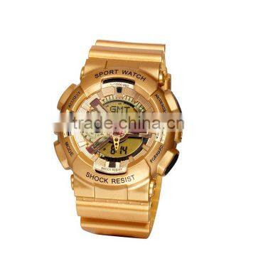 Waterproof Multifunction Couple Watch All Gold Luxury Couple Watch Sports Couple Watch photo-2