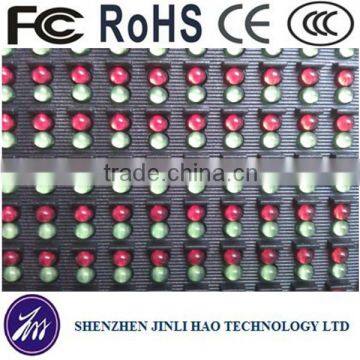 P10 outdoor GB double color led display module, outdoor LED display green blue