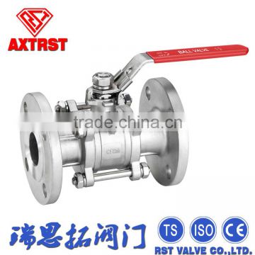 3PC Wenzhou Manufacturer Floating Stainless Steel Flange Ball Valve