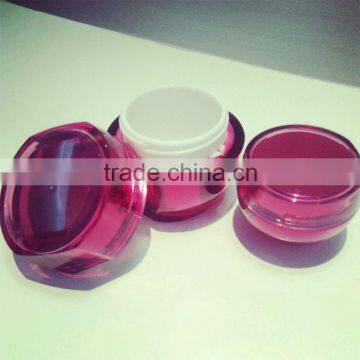 irregular shape cap cream jar, acrylic jar, skin cream jar JS-K04