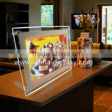 2016 innovative customize crystal acrylic led light box signs