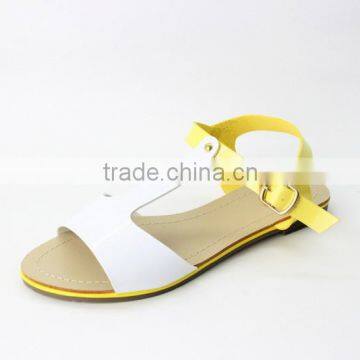 latest wholesales fashion flat sandals for girls