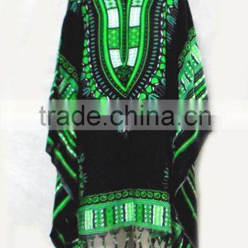 Vintage Retro HIPPIE BOHO GYPSY ART Music Festival African Dashiki Fringe Shirt Shirts BLACK photo-6