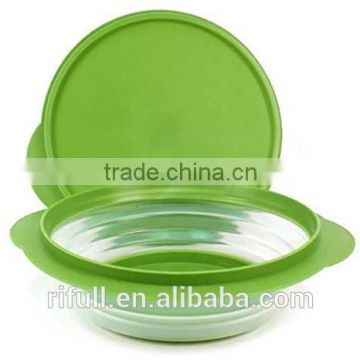 custom Silicon Collapsible Bowl with Lid