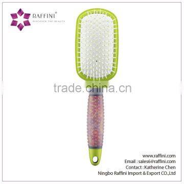 High Quality Top selling Printed silicone gelPaddle hairbrush