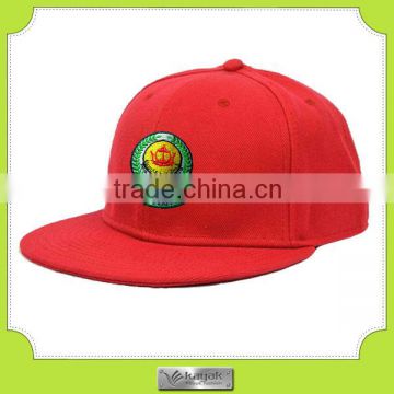 custom fashion 100%cotton snapback cap embroidered