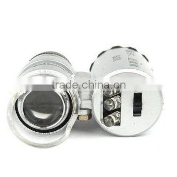 Mini Protable LED 60X Microscope Prices Black Leather Bag photo-2