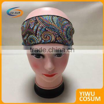 cotton material double deck elastic head band