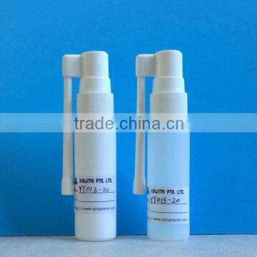 20ml 0.7oz Long Thin Tall Plastic HDPE Throat Spray Bottle With Rotatable Rod photo-6