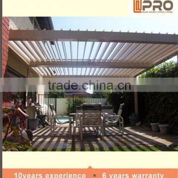 Elegant customized retractable pergola pergola garden waterproof pergola covers