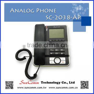 SC-2038-AP high quality analog caller id phone FSK/DTMF Compatible with auto-detection