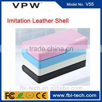 universal rohs imitation leather shell 11000mAh Power Bank