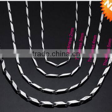 wholesale titanium necklace new coming stainless steel necklace for boyfriend