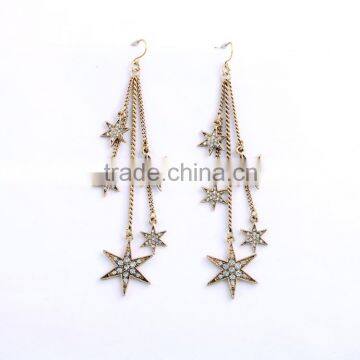 2016 long chain earrings cheap china earrings