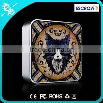 Cat 6000mah 6600mah 7800mah Mini Aluminum Diy Square Portable Power Bank Charger for Smartphone photo-3