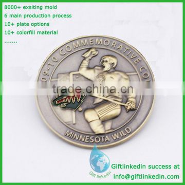 Custom engraved metal coins/China wholesale 3D masonic coin