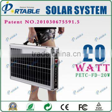 China 20W Portable Solar Power System Solar Batteries photo-6