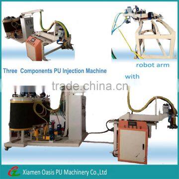 Automatic and New Condition Energy Saving low pressure Polyurethane Foam Injection shoes making Machine