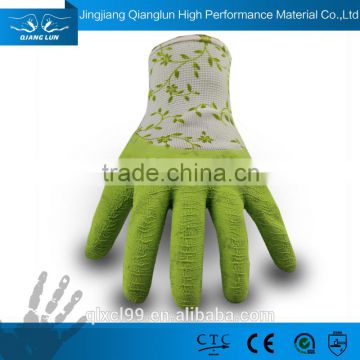 QL types of safety latex palm coated maxiflex ultimate gloves