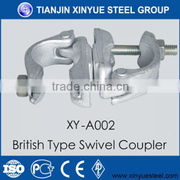 Scaffolding double coupler load capacity