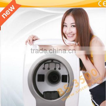 Magic Mirror UV+RGB+PL light source professional facial skin analyzer on promotion