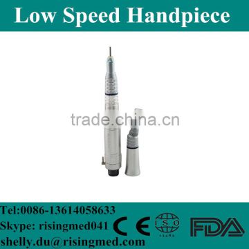 2016 Hot Sale Denshine Brand Classic Dental Slow Low Speed Push Button Handpiece Complete Set 2 Hole E-type