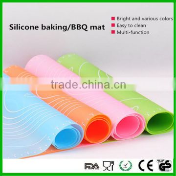 Hot transparent silicone mat baking mat silicone cooking mat