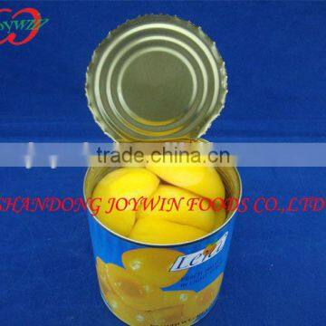 Yellow peach dices halves in canned light syrup 850ml