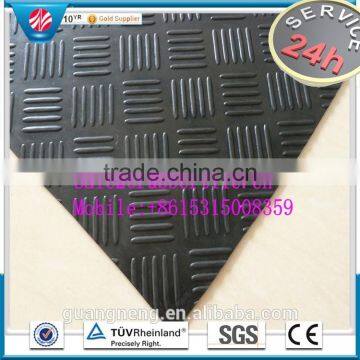 industrial garage Checker Rubber Sheet/ rubber flooring Roll