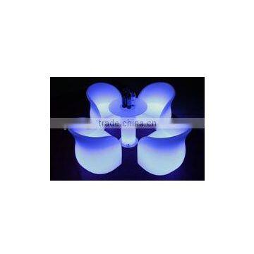 PE Material Rotational Moulding Plastic LED club cube chair