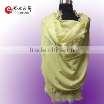 2013 erdos worsted superfine 100% cashmere solid color shawl